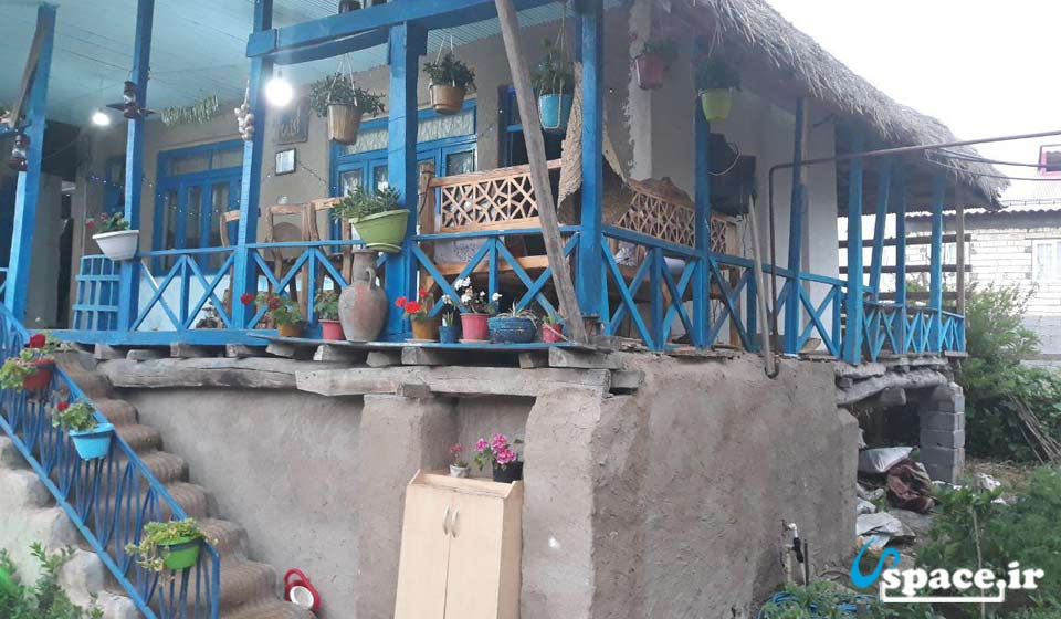 نمای ساختمان اقامتگاه بوم گردی کلوش سر - کوچصفهان - روستای چولاب